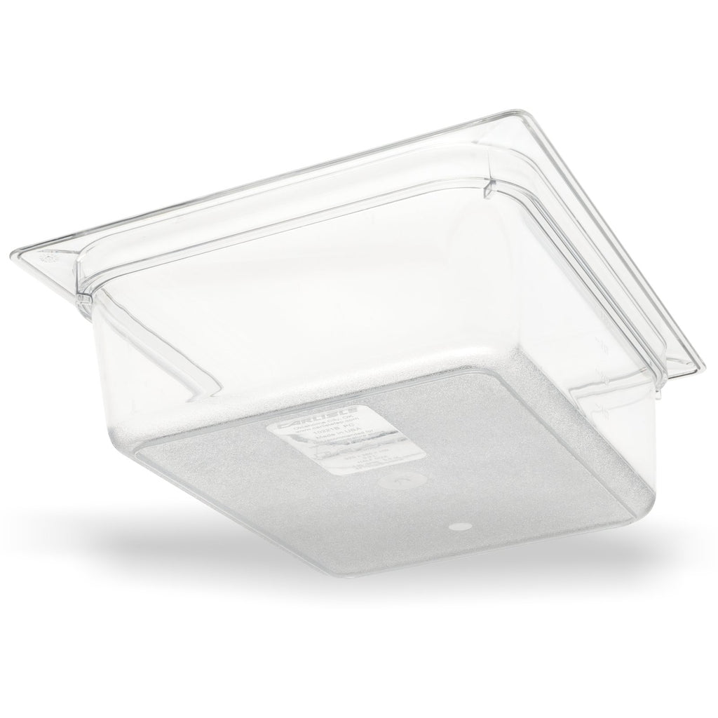 Carlisle 10221B07 | StorPlus™ Polycarbonate Food Pan 1/2 Size | 100mm Deep | Clear | 5.7L | Case of 6