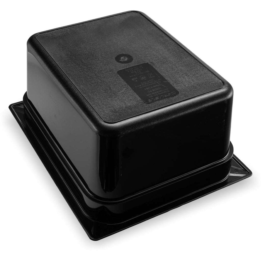 Carlisle 10222B03 | StorPlus™ Polycarbonate Food Pan 1/2 Size | 150mm Deep | Black | 8L | Case of 6