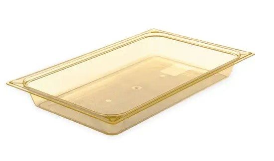 Carlisle 10400B13 | StorPlus™ Food Pan 1/1 Size | High Heat Amber | 65mm Deep | Case of 6