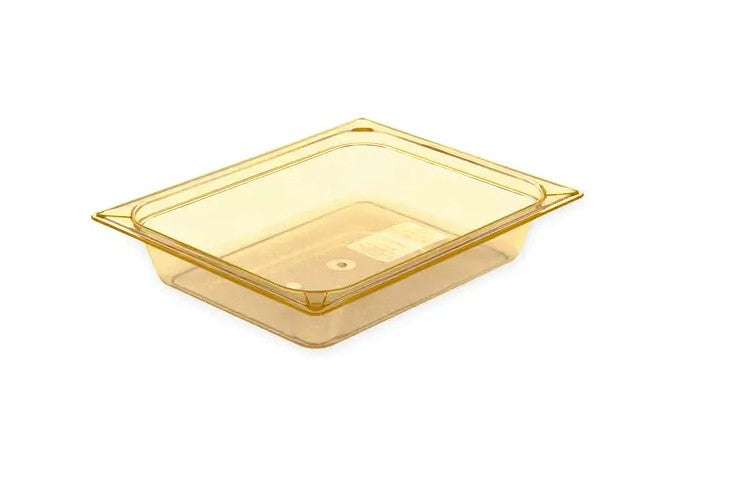 Carlisle 10420B13 | StorPlus™ Food Pan 1/2 Size | High Heat Amber | 65mm Deep | Case of 6