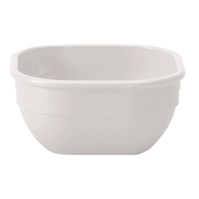 Cambro 10CW148 I Camwear Dinnerware Square Bowls I 278 mL I White I Case of 48