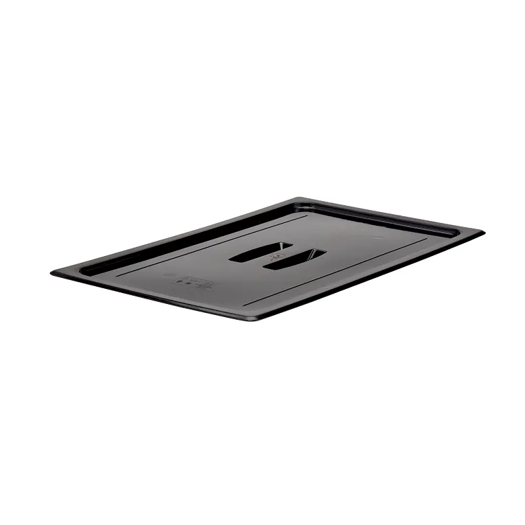 Cambro 10CWCH110 I Camwear GN 1/1 Polycarbonate Cover With Handle I Black I Case of 6