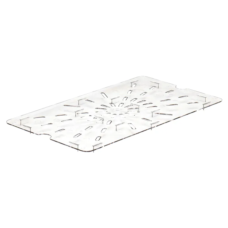 Cambro 10CWD I Camwear GN 1/1 Drain Shelves I Clear I Case of 6