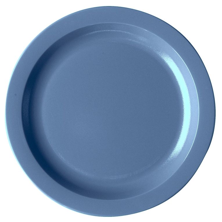 Cambro 10CWNR401 I Camwear Dinnerware Plates I Narrow Rim I 254 mm I Slate Beige I Case of 48