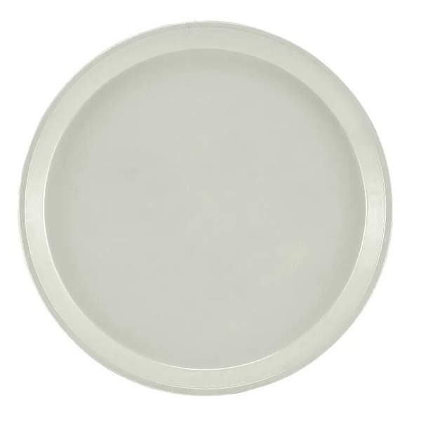 Cambro 1100101 I Camtray Round Tray I 11" (280 mm) I Antique Parchment I Case of 12