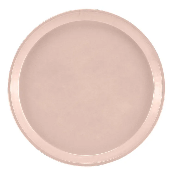 Cambro 1100106 I Camtray Round Tray I 11" (280 mm) I Light Peach I Case of 12