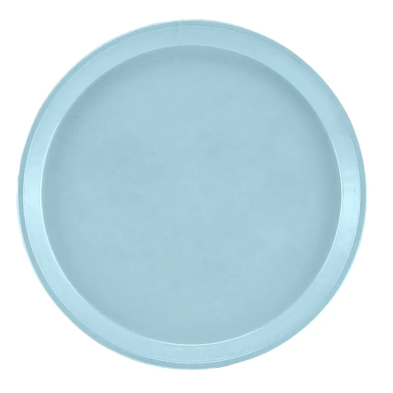 Cambro 1100177 I Camtray Round Tray I 11" (280 mm) I Sky Blue I Case of 12