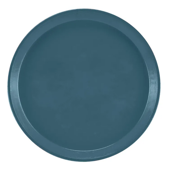 Cambro 1100401 I Camtray Round Tray I 11" (280 mm) I Slate Blue I Case of 12