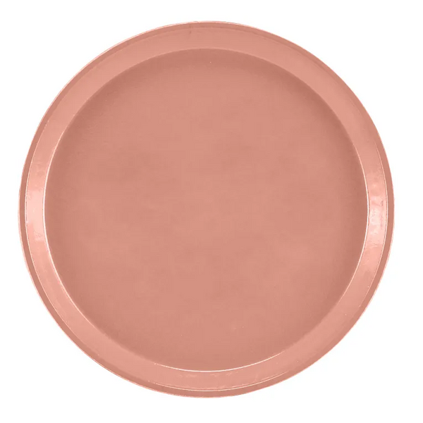 Cambro 1100409 I Camtray Round Tray I 11" (280 mm) I Blush I Case of 12