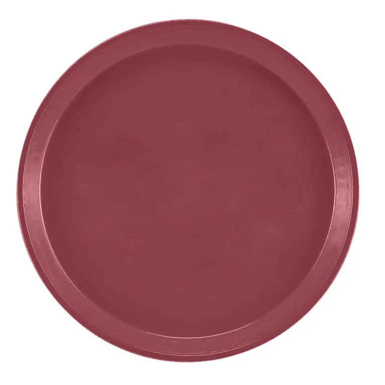 Cambro 1100410 I Camtray Round Tray I 11" (280 mm) I Raspberry Cream I Case of 12