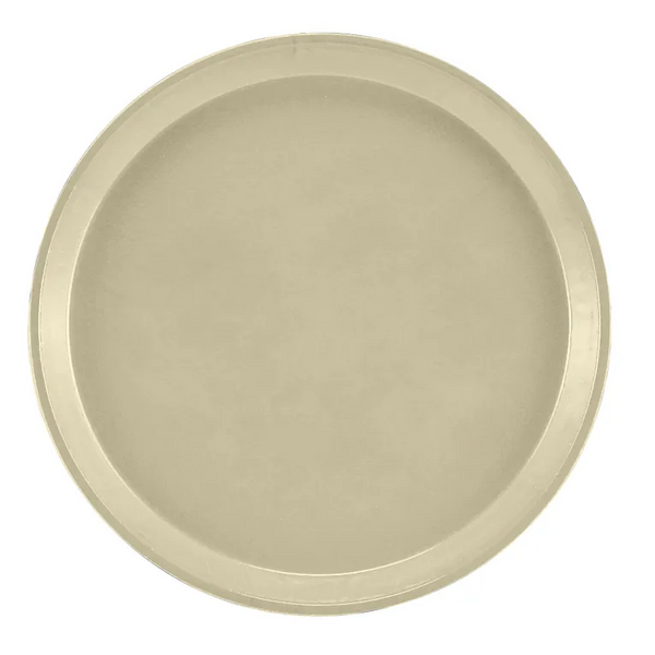 Cambro 1100537 I Camtray Round Tray I 11" (280 mm) I Cameo Yellow I Case of 12