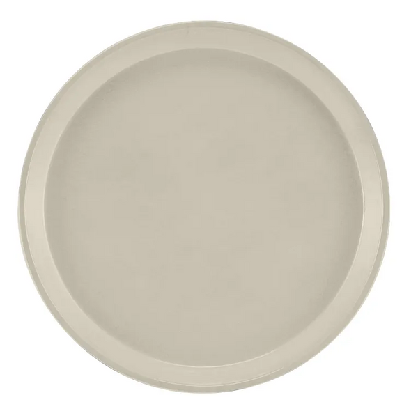 Cambro 1100538 I Camtray Round Tray I 11" (280 mm) I Cottage White I Case of 12