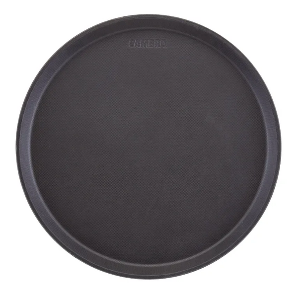 Cambro 1100CT110 I Camtread Round Trays I 11" (28 cm) I Black I Case of 12
