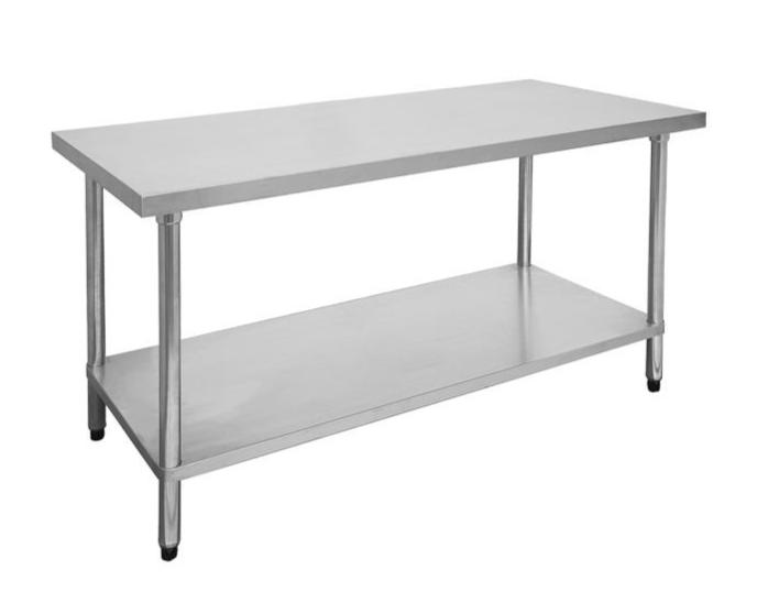 F.E.D 1200-6-WB | Economic 304 Grade | Stainless Steel Table | Kitchen Work Table