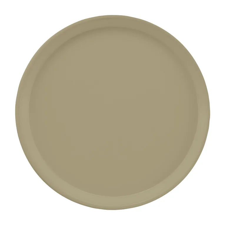 Cambro 1200104 I Camtray Round Tray I 12" (305 mm) I Desert Tan I Case of 12