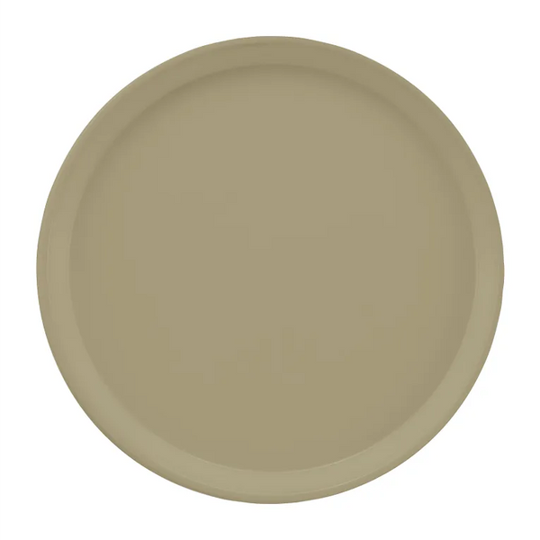 Cambro 1200104 I Camtray Round Tray I 12" (305 mm) I Desert Tan I Case of 12