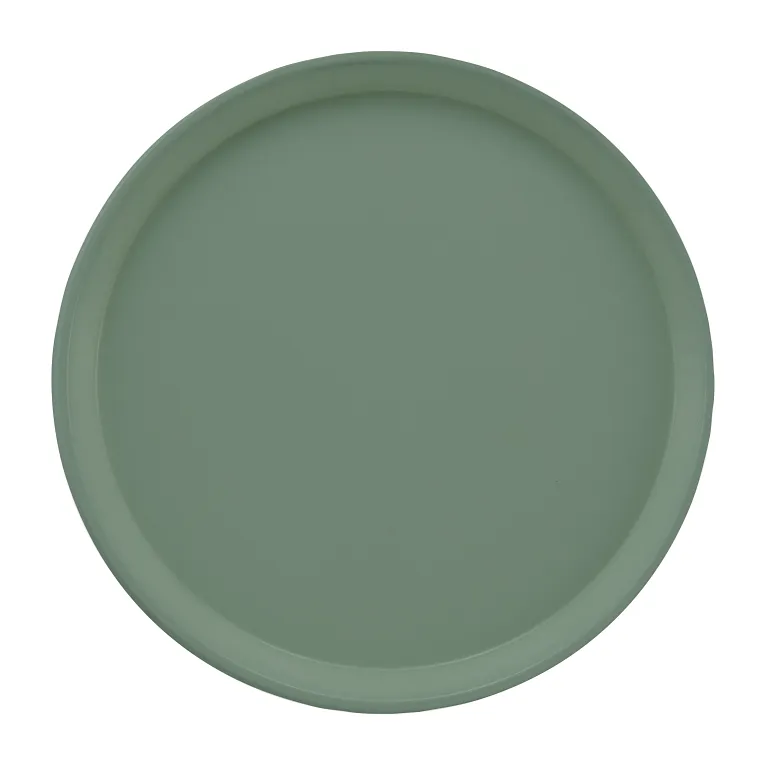 Cambro 1200107 I Camtray Round Tray I 12" (305 mm) I Pearl Gray I Case of 12