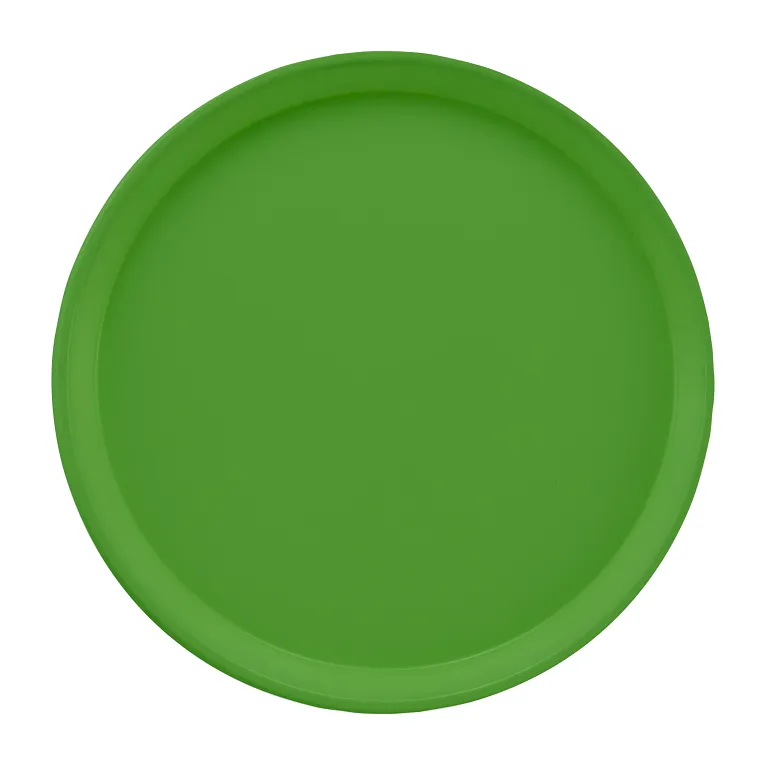 Cambro 1200113 I Camtray Round Tray I 12" (305 mm) I Lime-ade I Case of 12