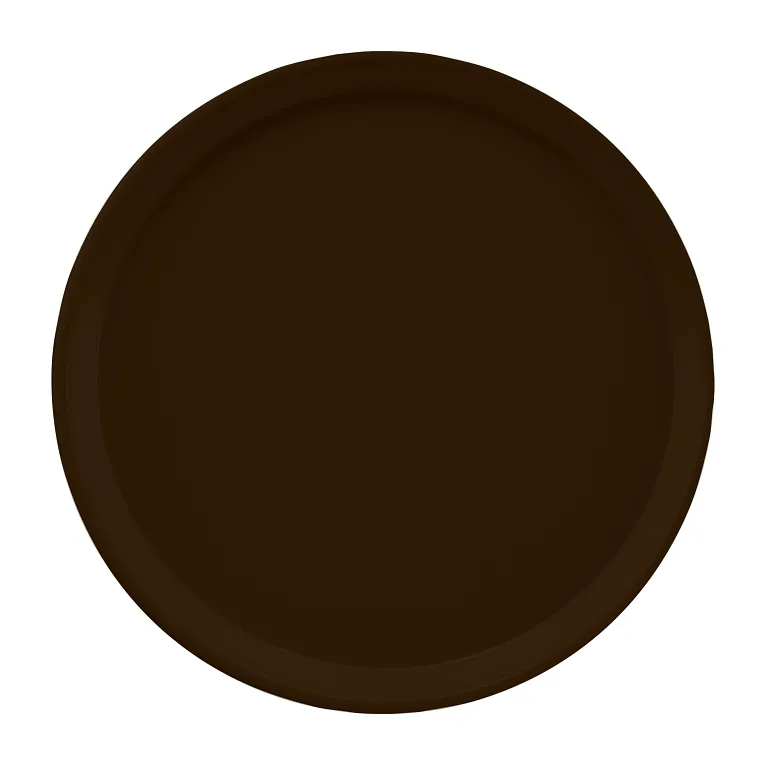 Cambro 1200116 I Camtray Round Tray I 12" (305 mm) I Brazil Brown I Case of 12