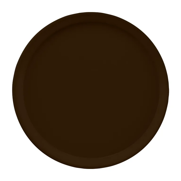 Cambro 1200116 I Camtray Round Tray I 12" (305 mm) I Brazil Brown I Case of 12