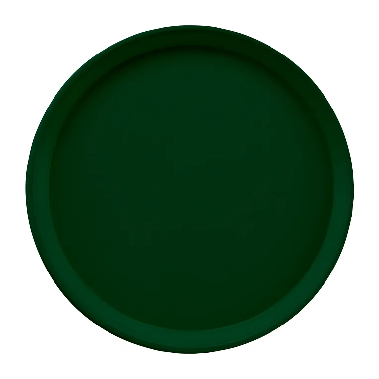 Cambro 1200119 I Camtray Round Tray I 12" (305 mm) I Sherwood Green I Case of 12
