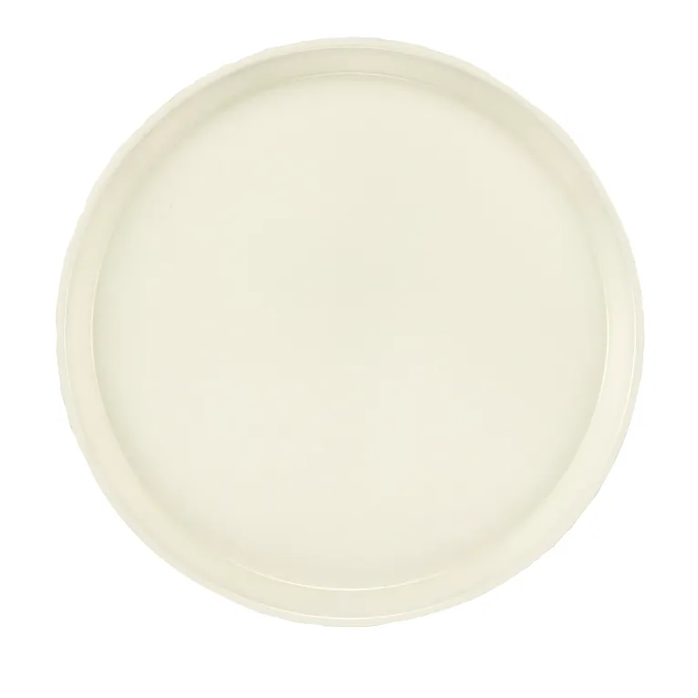 Cambro 1200148 I Camtray Round Tray I 12" (305 mm) I White I Case of 12
