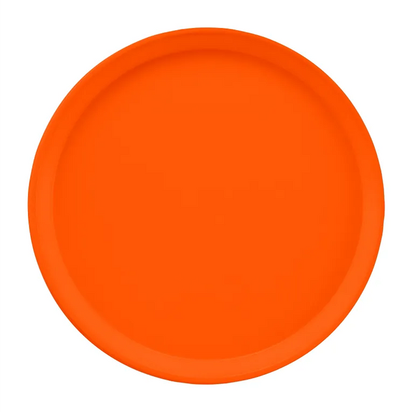 Cambro 1200220 I Camtray Round Tray I 12" (305 mm) I Citrus Orange I Case of 12