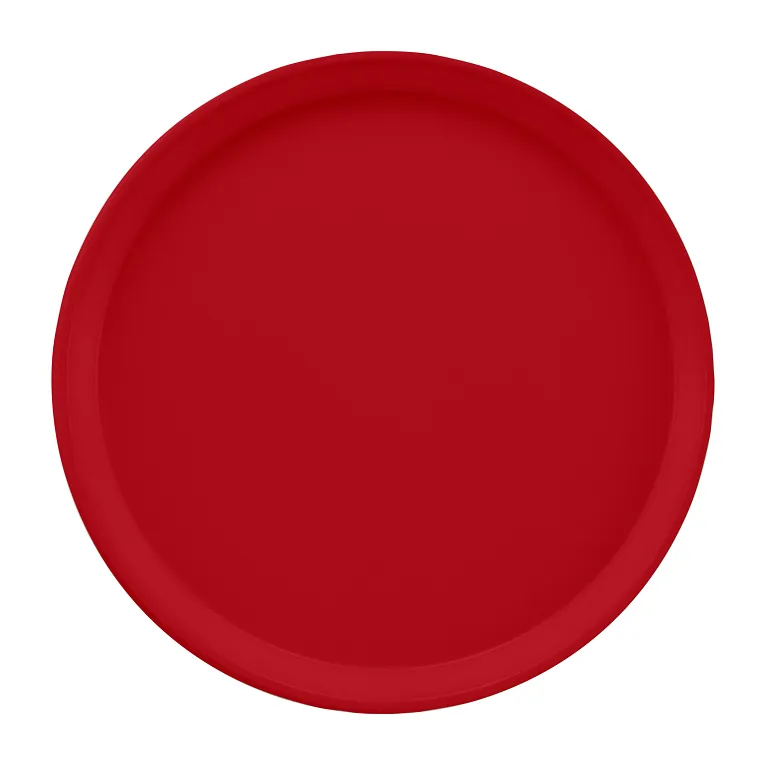 Cambro 1200221 I Camtray Round Tray I 12" (305 mm) I Ever Red I Case of 12