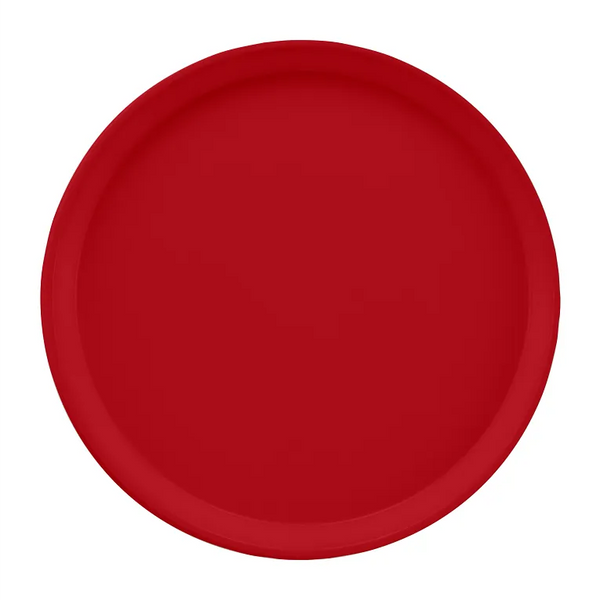 Cambro 1200221 I Camtray Round Tray I 12" (305 mm) I Ever Red I Case of 12