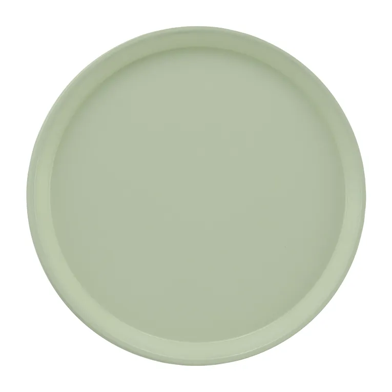 Cambro 1200429 I Camtray Round Tray I 12" (305 mm) I Key Lime I Case of 12