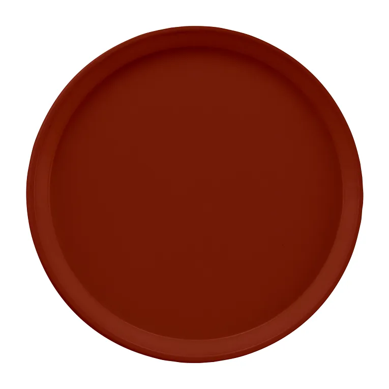 Cambro 1200501 I Camtray Round Tray I 12" (305 mm) I Real Rust I Case of 12