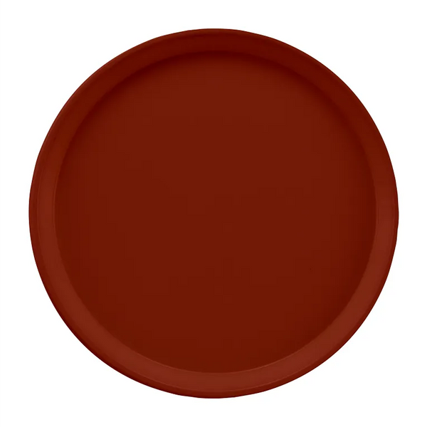 Cambro 1200501 I Camtray Round Tray I 12" (305 mm) I Real Rust I Case of 12