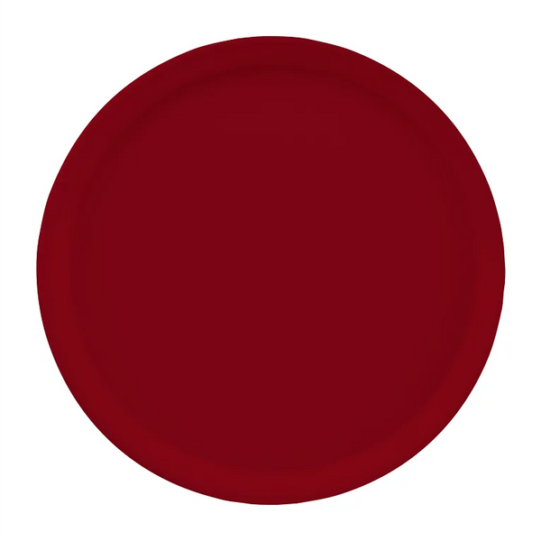 Cambro 1200505 I Camtray Round Tray I 12" (305 mm) I Cherry Red I Case of 12