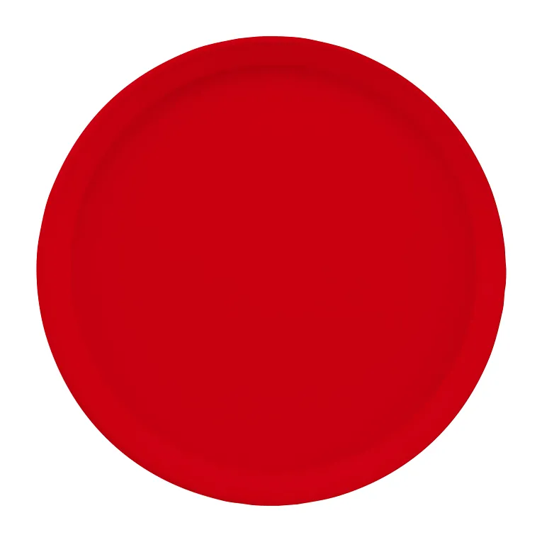Cambro 1200521 I Camtray Round Tray I 12" (305 mm) I Cambro Red I Case of 12