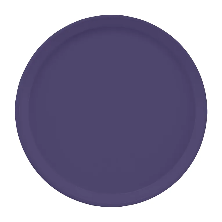 Cambro 1200551 I Camtray Round Tray I 12" (305 mm) I Grape I Case of 12