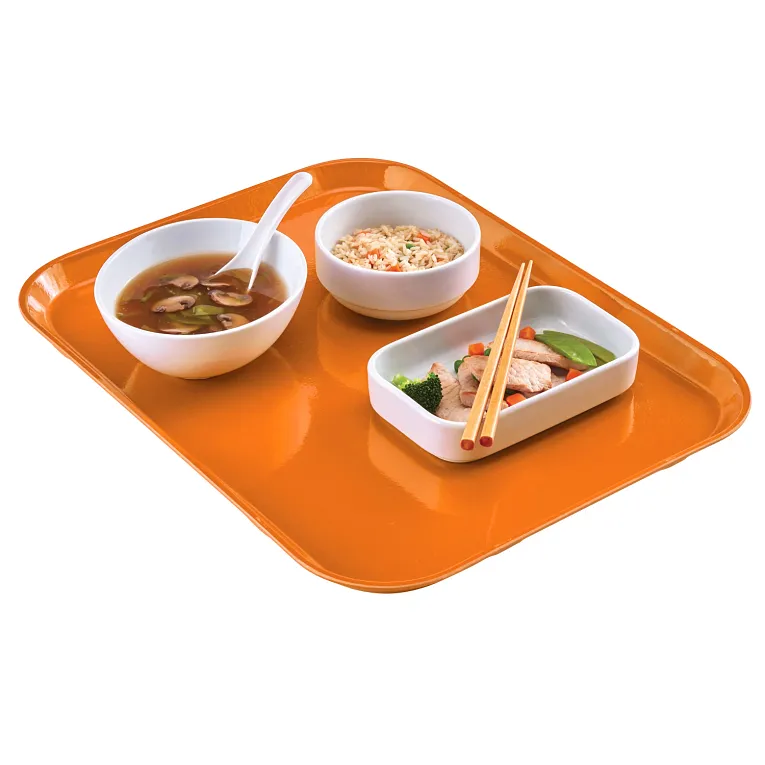 Cambro 1216220 I Camtray Rectangular Tray I 305x415mm I Citrus Orange I Case of 12