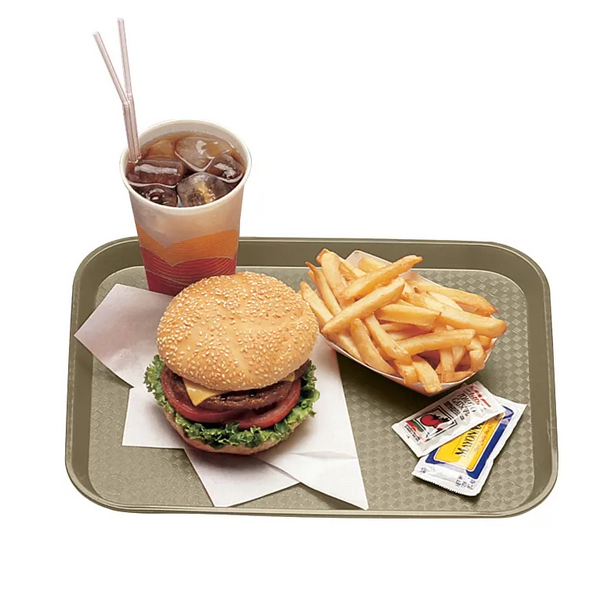 Cambro 1216FF104 I Fast Food Rectangular Tray I 30 x 41 cm I Desert Tan I Case of 24