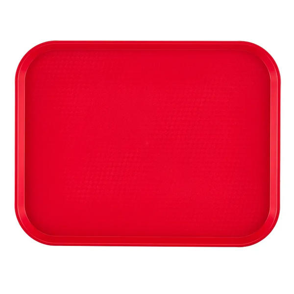 Cambro 1216FF163 I Fast Food Rectangular Tray I 30 x 41 cm I Red I Case of 24