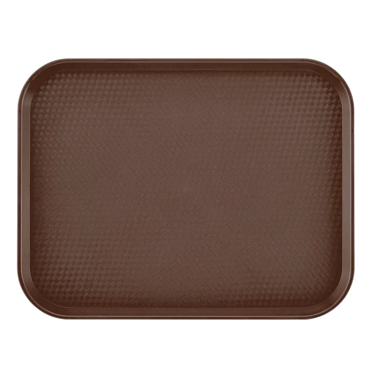 Cambro 1216FF167 I Fast Food Rectangular Tray I 30 x 41 cm I Brown I Case of 24