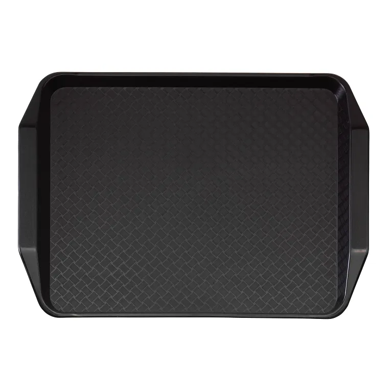 Cambro 1217FFH110 I Fast Food Tray with Handles I 30 x 41 cm I Black I Case of 24