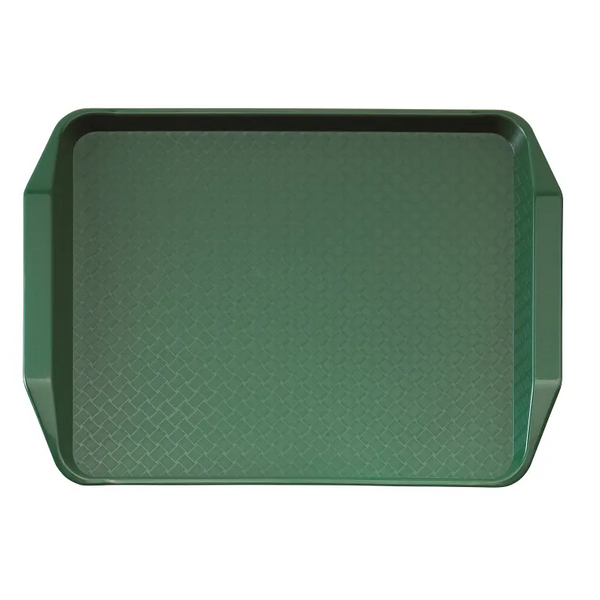 Cambro 1217FFH119 I Fast Food Tray with Handles I 30 x 41 cm I Sherwood Green I Case of 24