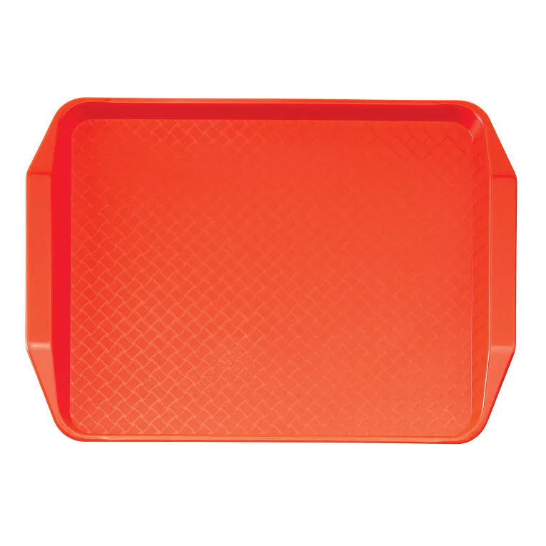 Cambro 1217FFH166 I Fast Food Tray with Handles I 30 x 41 cm I Orange I Case of 24