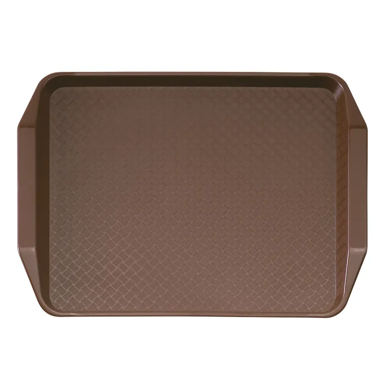 Cambro 1217FFH167 I Fast Food Tray with Handles I 30 x 41 cm I Brown I Case of 24