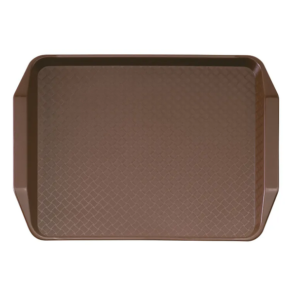 Cambro 1217FFH167 I Fast Food Tray with Handles I 30 x 41 cm I Brown I Case of 24