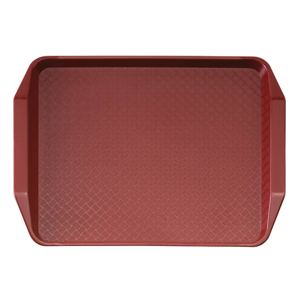 Cambro 1217FFH416 I Fast Food Tray with Handles I 30 x 41 cm I Cranberry I Case of 24