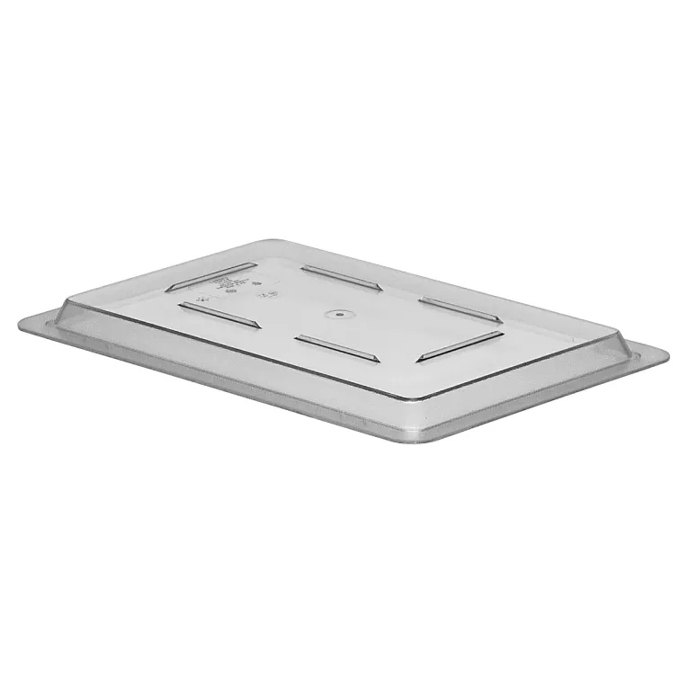 Cambro 1218CCW135 I Camwear Flat Lid 30.5 x 46cm - Clear I Case of 6