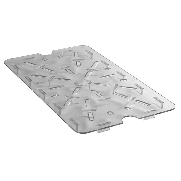 Cambro 1218DSCW I Camwear Drain Shelf 30.5 X 46cm - Clear I Case of 6