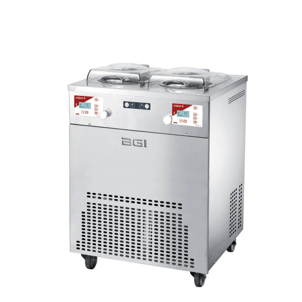 Iceteam Vision 4 - Continuous Churning Gelato Machine & Display I 24kg per hour
