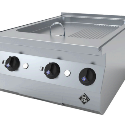 MKN 1221103B | Electric Griddle Plate | 1 Supra | Counter SL | Half Ribbed Griddle Plate | Griddle