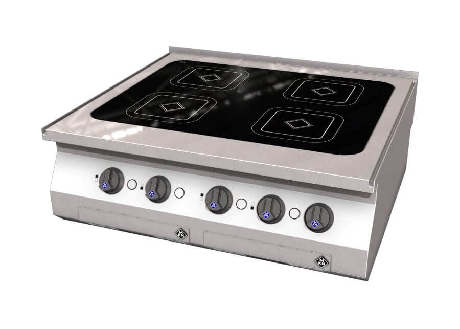 MKN 1223103 | Electric Induction | 4-Zone | Countertop Surface | With Ceramic Hob | Boiling Top Induction